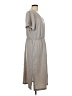 Chico's 100% Polyester Solid Gray Casual Dress Size L - photo 4