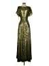 Mac Duggal 100% Polyester Green Cocktail Dress Size 4 - photo 2