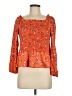 New & Next Orange 3/4 Sleeve Blouse Size L - photo 1