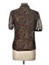 Xhilaration Black Short Sleeve Blouse Size L - photo 2