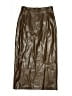 Assorted Brands 100% Polyurethane Metallic Brown Faux Leather Skirt Size XS - photo 1