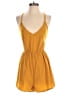 Shein 100% Polyester Solid Yellow Tan Romper Size 4 - photo 1