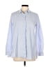 Ann Taylor LOFT Color Block Blue Long Sleeve Button-Down Shirt Size M - photo 1