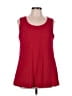 Melissa Paige Red Sleeveless Top Size L - photo 1