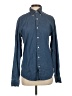 Michael Kors Blue Long Sleeve Button-Down Shirt Size S - photo 1