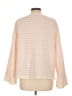 Shein 100% Polyester Ivory Pink Pullover Sweater Size 12 - photo 2