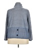 Trisha Tyler Houndstooth Blue Long Sleeve Blouse Size 2X - photo 2