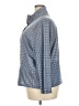 Trisha Tyler Houndstooth Blue Long Sleeve Blouse Size 2X - photo 5