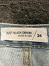 Just Black Blue Jeans Size 26 waist - photo 6