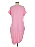 Unbranded Solid Pink Casual Dress Size L - photo 2