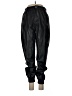 Bershka 100% Polyester Metallic Black Track Pants Size M - photo 1