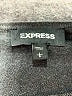 Express Solid Gray Casual Dress Size L - photo 7