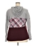 Unbranded Plaid Burgundy Pullover Sweater Size XXL - photo 2