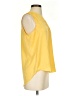 Vince Camuto 100% Polyester Yellow Sleeveless Blouse Size S - photo 4