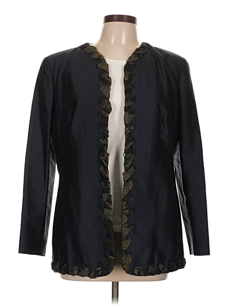 Pre-owned Assorted Brands Blazer Jacket In Black