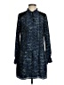 Cynthia Steffe 100% Polyester Print Blue Casual Dress Size 4 - photo 1