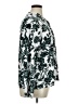 Investments Floral Silver Long Sleeve Blouse Size XL - photo 4