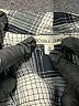 Double Zero Plaid Gray Long Sleeve Blouse Size S - photo 7