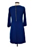 Donna Ricco Solid Blue Casual Dress Size 4 - photo 2