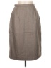 Kasper 100% Wool Chevron-herringbone Gray Wool Skirt Size 8 - photo 1