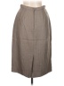 Kasper 100% Wool Chevron-herringbone Gray Wool Skirt Size 8 - photo 2