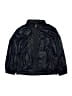 Gap 100% Polyester Solid Black Windbreaker Size 10 - photo 1