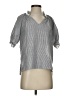 Day + Moon Gray Short Sleeve Blouse Size S - photo 1