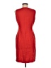 Talbots 100% Linen Red Cocktail Dress Size 6 - photo 2