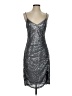 BCBGeneration Metallic Silver Cocktail Dress Size XS - photo 1