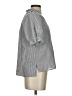 Day + Moon Gray Short Sleeve Blouse Size S - photo 4