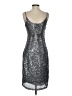 BCBGeneration Metallic Silver Cocktail Dress Size XS - photo 2