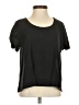 Topshop 100% Polyester Black Short Sleeve T-Shirt Size 4 - photo 1