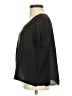 Topshop 100% Polyester Black Short Sleeve T-Shirt Size 4 - photo 5