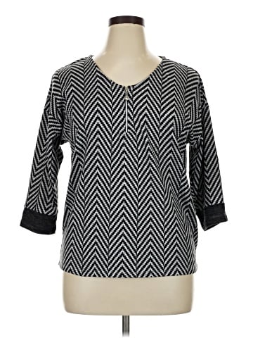 Vintage Rose 3/4 Sleeve Top (view 1)
