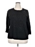 Krazy Kat Black 3/4 Sleeve Top Size XXL - photo 1