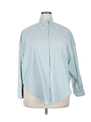 Roucha 3/4 Sleeve Button-Down Shirt (view 1)