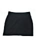 Real Essentials Solid Black Casual Skirt Size S - photo 1