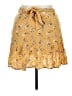 SELF E Floral Yellow Casual Skirt Size XL - photo 1