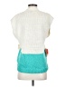 Lizsport Color Block Teal White Pullover Sweater Size S (petite) - photo 2