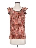 Ann Taylor Orange Short Sleeve Blouse Size 4 - photo 1