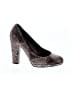 Stuart Weitzman for Scoop NYC Animal Print Gray Tan Heels Size 8 - photo 1