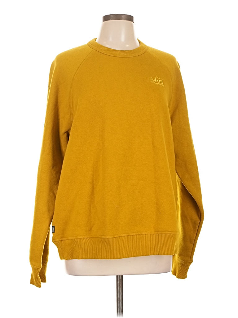 Pre-owned Rei Co Op Sweatshirt In Yellow