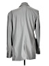 Badgley Mischka 100% Polyurethane Solid Silver Blazer Size L - photo 2