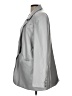 Badgley Mischka 100% Polyurethane Solid Silver Blazer Size L - photo 5