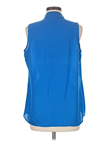 Rose + Olive Sleeveless Blouse (view 2)