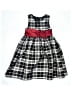 Cherokee 100% Polyester Plaid Black Dress Size 8 - photo 1