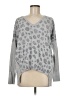 Express 100% Cotton Animal Print Gray Pullover Sweater Size M - photo 1