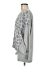 Express 100% Cotton Animal Print Gray Pullover Sweater Size M - photo 5