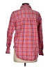 Seen Worn Kept 100% Cotton Plaid Red Pink Long Sleeve Button-Down Shirt Size 6 - photo 2