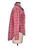 Seen Worn Kept 100% Cotton Plaid Red Pink Long Sleeve Button-Down Shirt Size 6 - photo 4